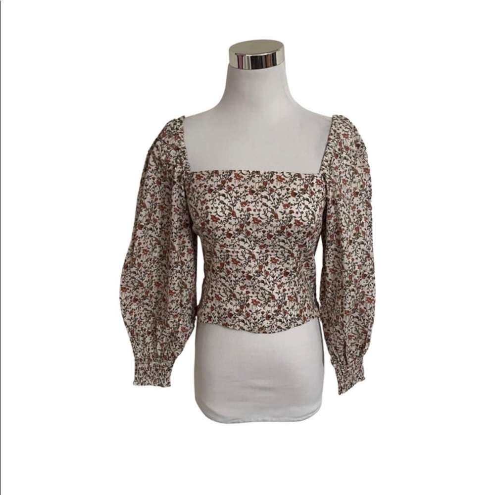 NWT OPT Floral Print Top
